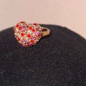 Avon Multicolor Heart Ring